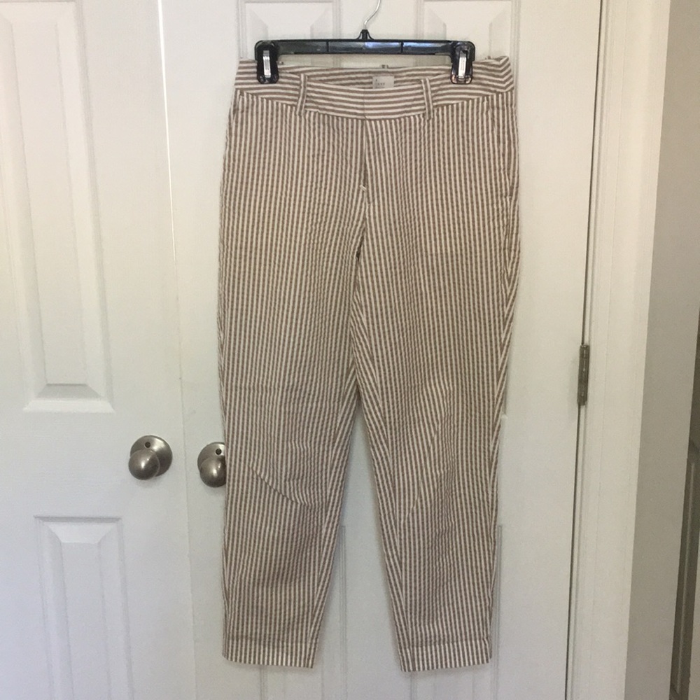 A New Day Wide leg seersucker slacks